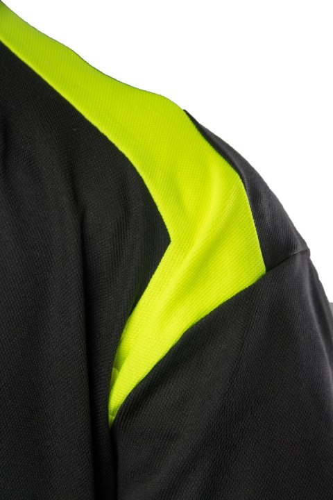 ECO RIVAL KOSZULKA POLO CZARNY/ŻÓŁTY - Żółty (_y) 2XL.