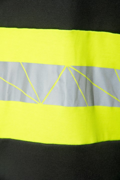 ECO RIVAL KOSZULKA POLO CZARNY/ŻÓŁTY - Żółty (_y) M