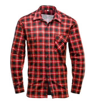 BONO KOSZULA FLANELOWA CZERWIEŃ - Czerwony 3XL.