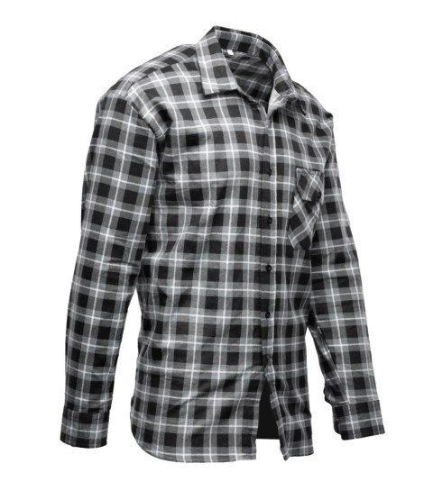BONO KOSZULA FLANELOWA SZARY - Stalowy 3XL.