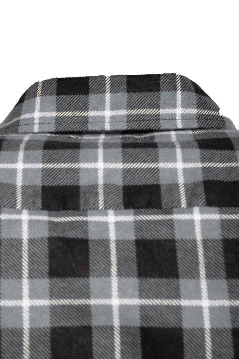 BONO KOSZULA FLANELOWA SZARY - Stalowy 3XL.