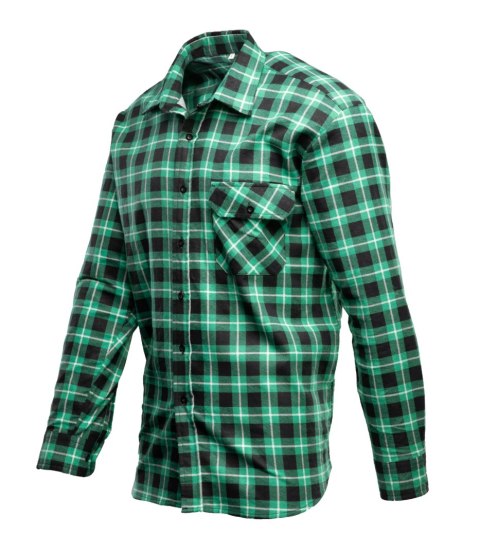 BONO KOSZULA FLANELOWA ZIELEŃ - Zielony 2XL.