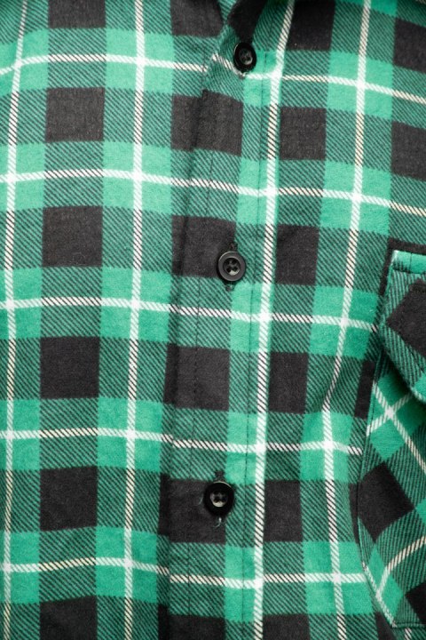 BONO KOSZULA FLANELOWA ZIELEŃ - Zielony 2XL.