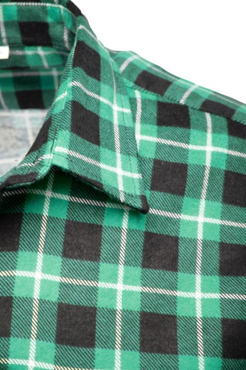 BONO KOSZULA FLANELOWA ZIELEŃ - Zielony 3XL.