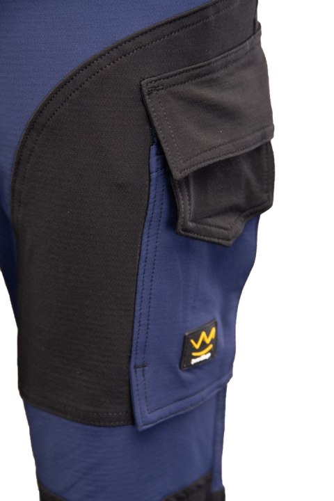 TRAIL SPODNIE DO PASA GRANAT/CZARNY - Granat 56