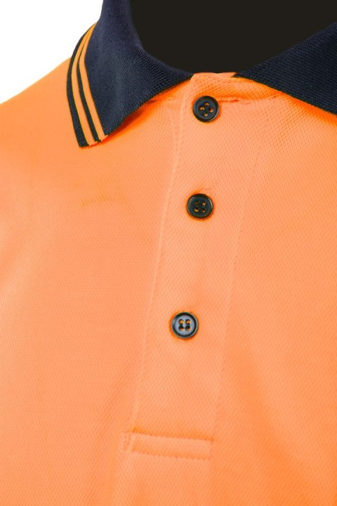 KOSZULKA POLO 50/50 POMARAŃCZ KAT. II BF012 - Pomarańcz (_o) 4XL.