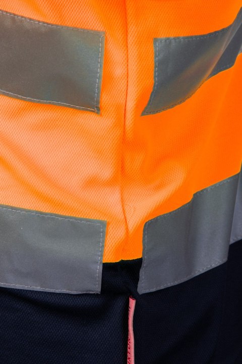 KOSZULKA POLO 50/50 POMARAŃCZ KAT. II BF012 - Pomarańcz (_o) 4XL.