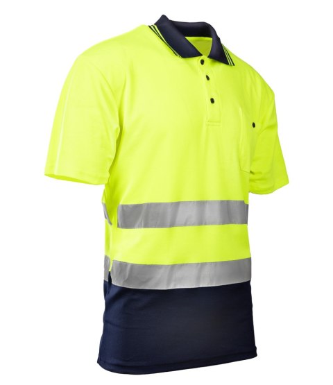 KOSZULKA POLO 50/50 ŻÓŁTY KAT. II BF012 - Żółty (_y) M