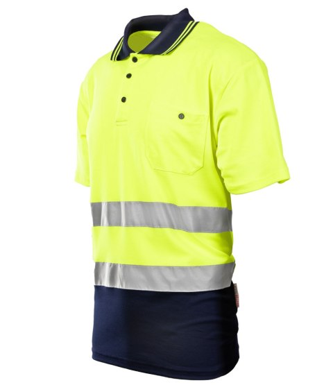 KOSZULKA POLO 50/50 ŻÓŁTY KAT. II BF012 - Żółty (_y) M