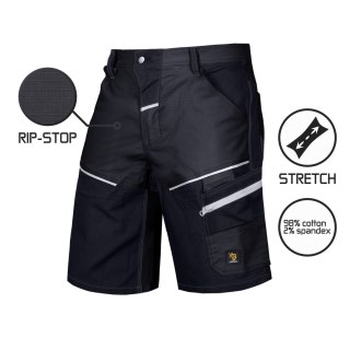 SPODNIE KRÓTKIE LANDER SPANDEX BLACK ROZM.52