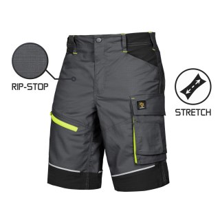 SPODNIE KRÓTKIE LIDO SPANDEX GRAY ROZM.52