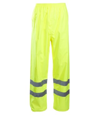 FLASH SPODNIE POLIESTER/PU - Żółty 3XL.