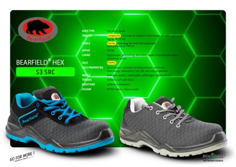 PÓŁBUT HEX S3 SRC NIEBIESKI - Niebieski 48 PÓŁBUT HEX S3 SRC NIEBIESKI - Niebieski 48