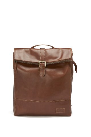 LEATHER LINE BACKPACK COGNAC ONE SIZE