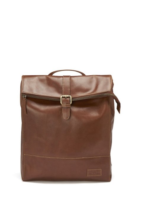 LEATHER LINE BACKPACK COGNAC ONE SIZE