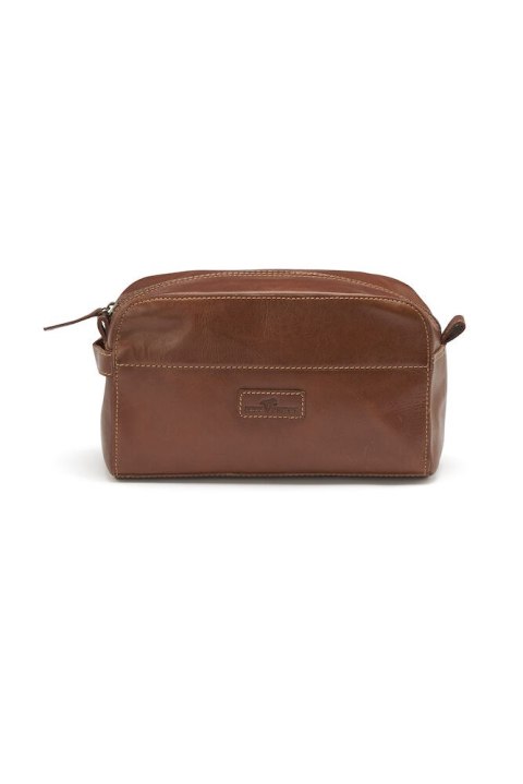 LEATHER LINE TOILET CASE COGNAC ONE SIZE LEATHER LINE TOILET CASE COGNAC ONE SIZE
