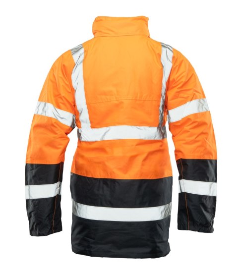 BENEFIT HI-VI KURTKA PARKA - KAT.II KLASA 3 - Pomarańczowy S BENEFIT HI-VI KURTKA PARKA - KAT.II KLASA 3 - Pomarańczowy S