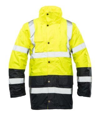 BENEFIT HI-VI KURTKA PARKA - KAT.II KLASA 3 - Żółty (_y) M