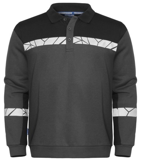 7100 Bluza Polo z długim rękawem