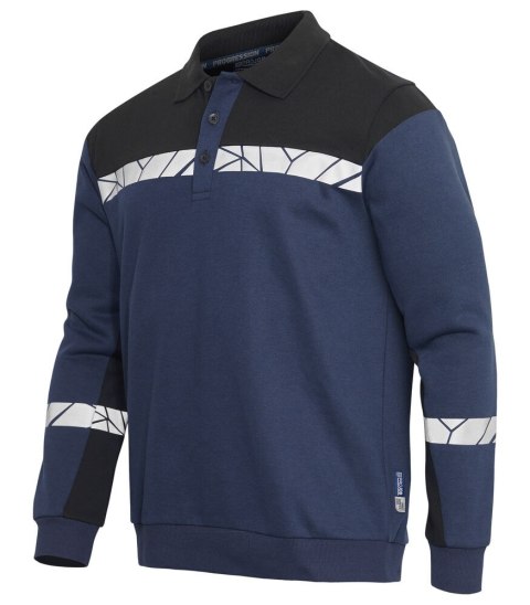 7100 Bluza Polo z długim rękawem