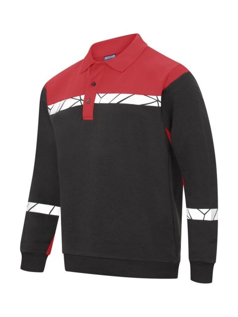 7100 Bluza Polo z długim rękawem