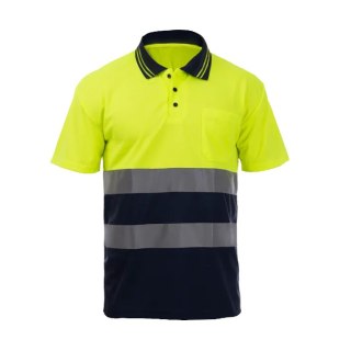 T-SHIRT POLO VISPOL YELLOW ROZM. M