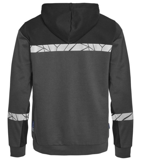 7104 Bluza 1/2 zip z kapturem