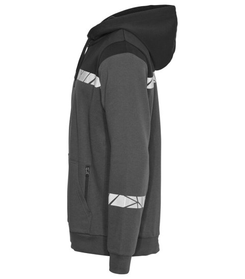 7104 Bluza 1/2 zip z kapturem