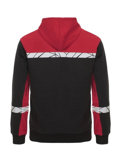 7104 Bluza 1/2 zip z kapturem