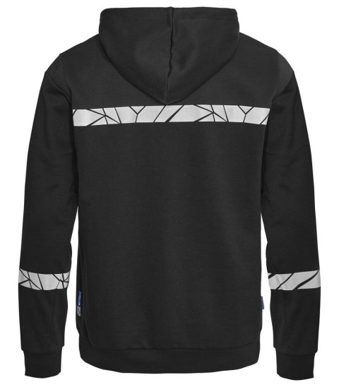 7104 Bluza 1/2 zip z kapturem