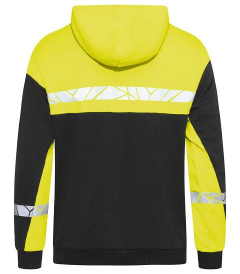 7104 Bluza 1/2 zip z kapturem