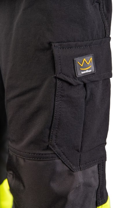 FLASH JOGGER SPODNIE SKF03Y CZARNY/ŻÓŁTY KAT II - Czarny-Żółty(cy) M FLASH JOGGER SPODNIE SKF03Y CZARNY/ŻÓŁTY KAT II - Czarny-Żółty(cy) M