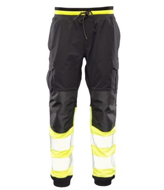 FLASH JOGGER SPODNIE SKF03Y CZARNY/ŻÓŁTY KAT II - Czarny-Żółty(cy) S