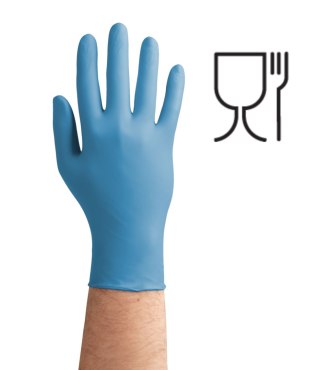 RĘKAWICE EASYCARE NITRYL NIEBIESKIE (A100) - Niebieski M