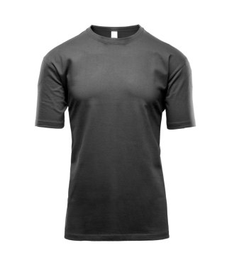 KOSZULKA BAWEŁNA CZARNA - Czarny 3XL.