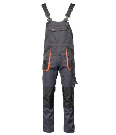 SPODNIE OGRODNICZKI - Grafit/Pomarańcz 53