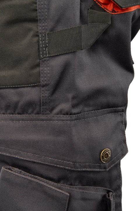 SPODNIE DO PASA - Grafit/Pomarańcz 28