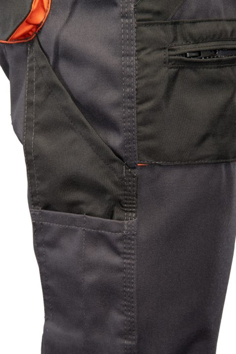 SPODNIE DO PASA - Grafit/Pomarańcz 31