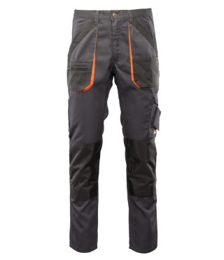 SPODNIE DO PASA - Grafit/Pomarańcz 48