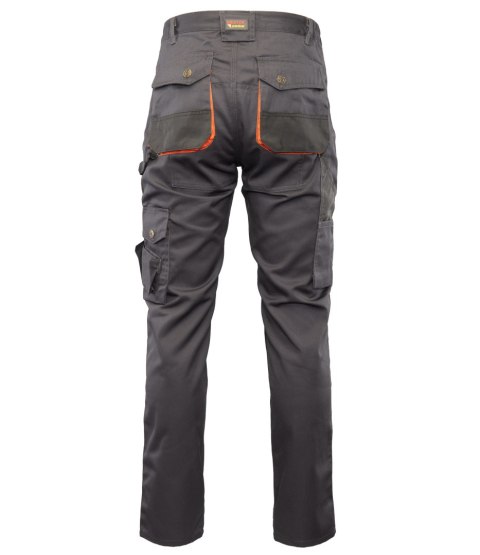 SPODNIE DO PASA - Grafit/Pomarańcz 52