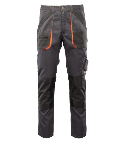 SPODNIE DO PASA - Grafit/Pomarańcz 62