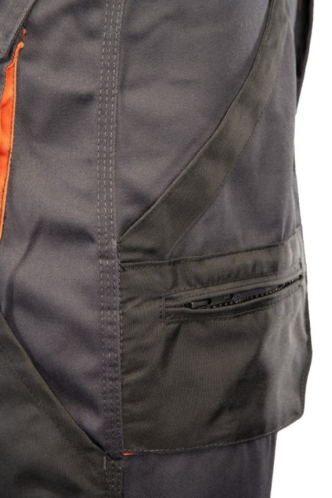 SPODNIE DO PASA - Grafit/Pomarańcz 62