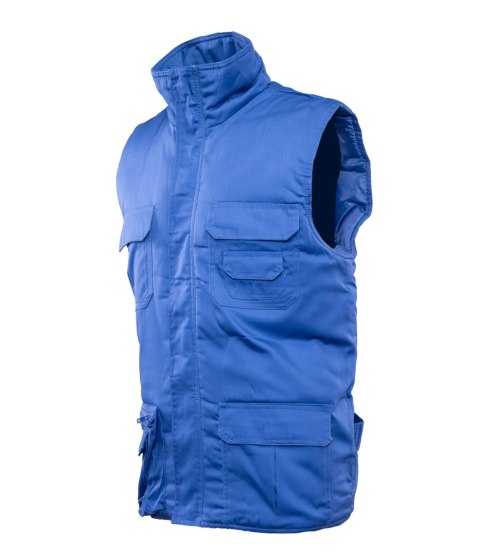 BRASS KAMIZELKA 7-KIESZENIOWA - Niebieski XL