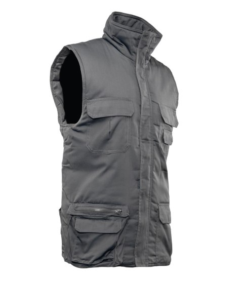 BRASS KAMIZELKA 7-KIESZENIOWA - Stalowy XL