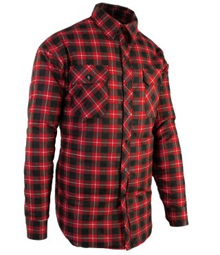 KOSZULA OCIEPLANA BONO - Czerwony S