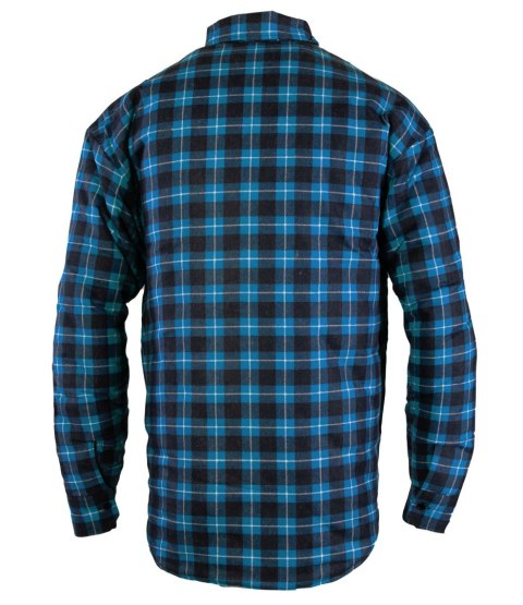 KOSZULA OCIEPLANA BONO - Niebieski XL