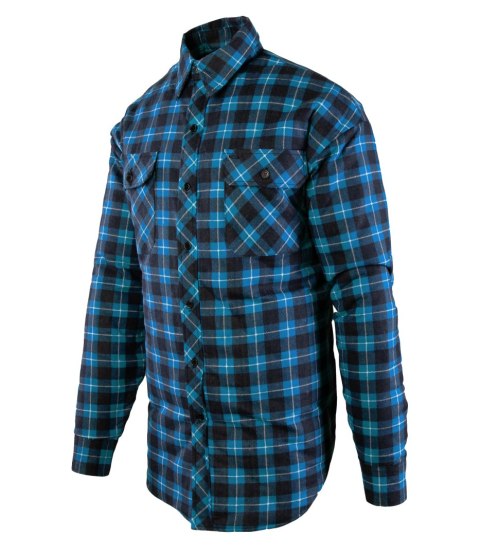 KOSZULA OCIEPLANA BONO - Niebieski XL