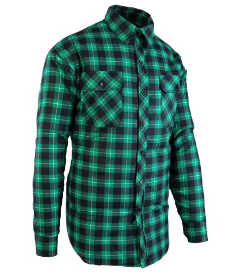 KOSZULA OCIEPLANA BONO - Zielony L