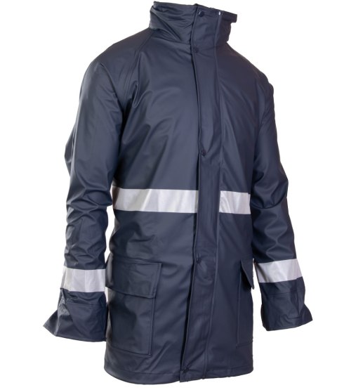 PU KURTKA - Granatowy 2XL.