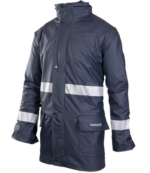 PU KURTKA - Granatowy 3XL.